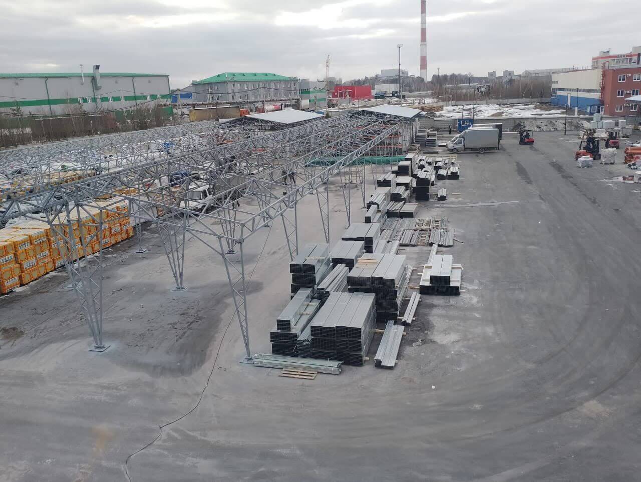 Навесы ТЭЦ фото 2
